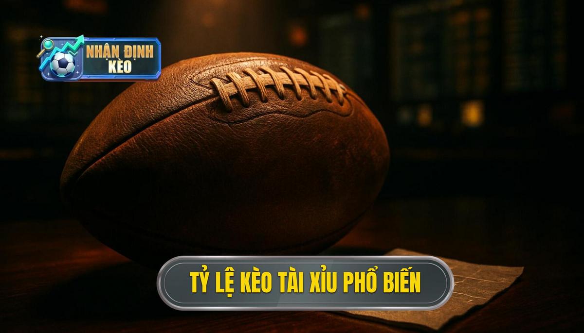 Các loại tỷ lệ kèo tài xỉu phổ biến và cách đọc chi tiết