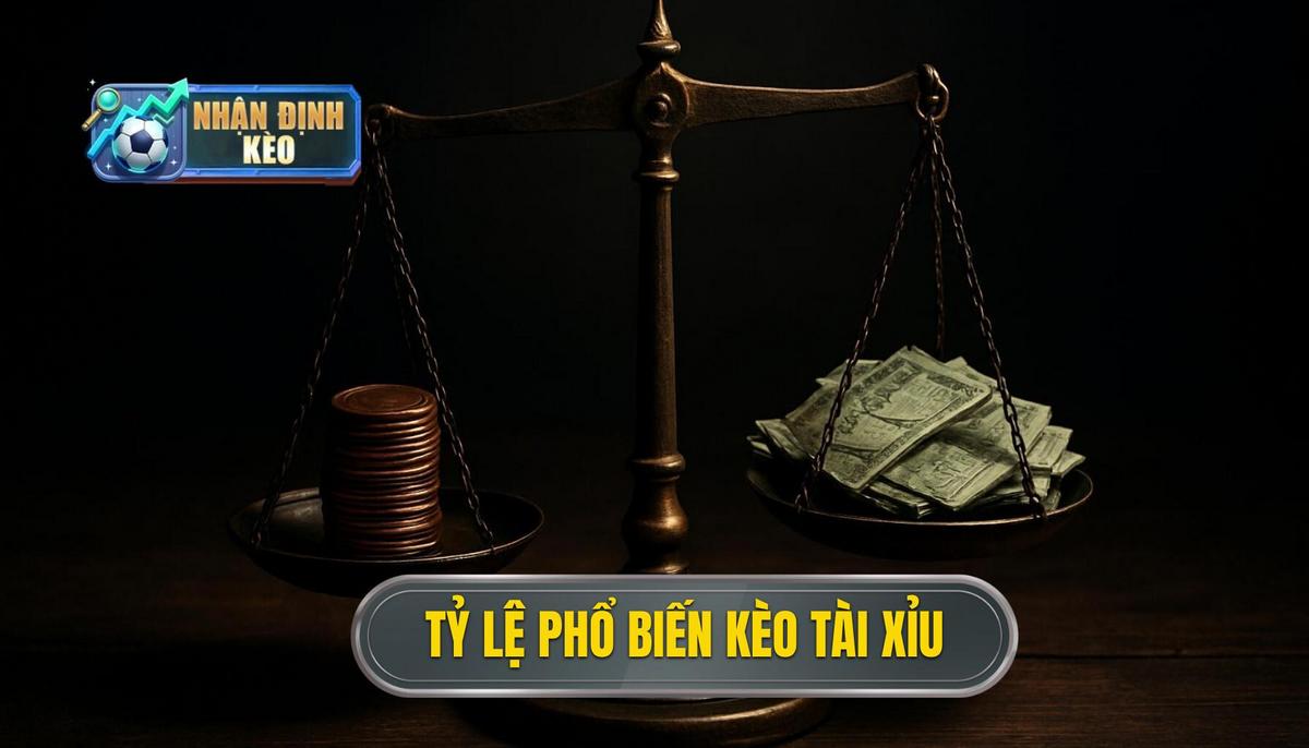Các tỷ lệ phổ biến trong kèo tài xỉu cả trận