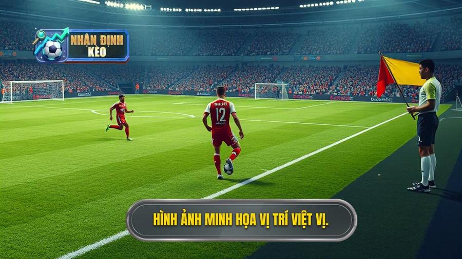 1. Hình ảnh minh họa vị trí việt vị.