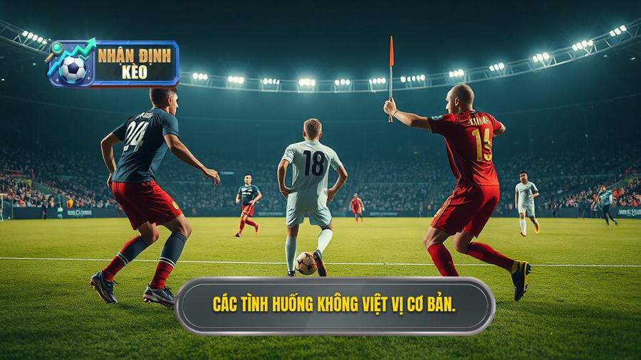 2. Các tình huống không việt vị cơ bản.