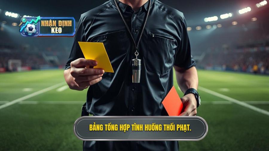 3. Bảng tổng hợp tình huống thổi phạt.