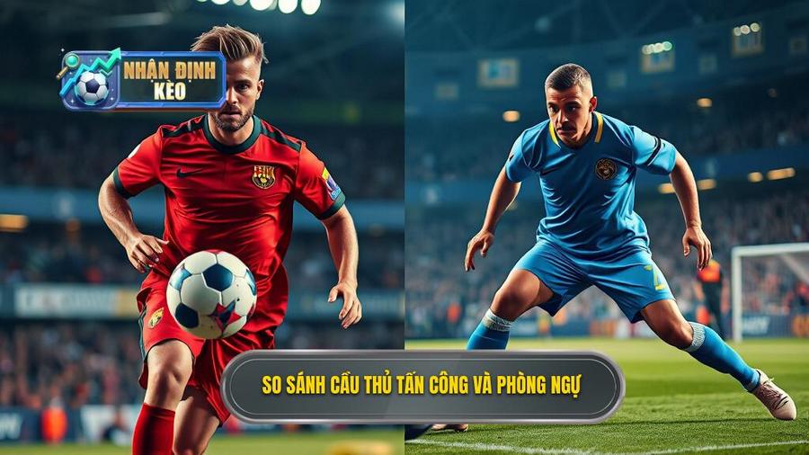 3. So sánh cầu thủ tấn công và phòng ngự