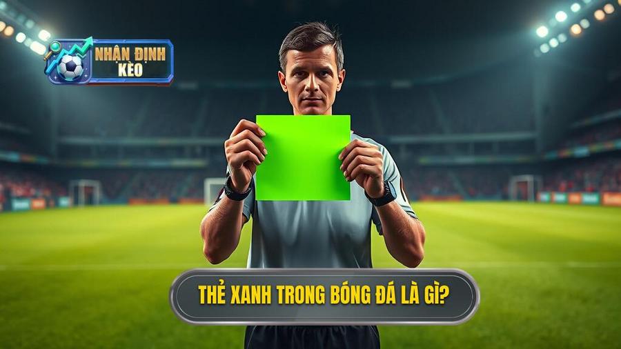 1. Khái niệm: Thẻ xanh trong bóng đá là gì?