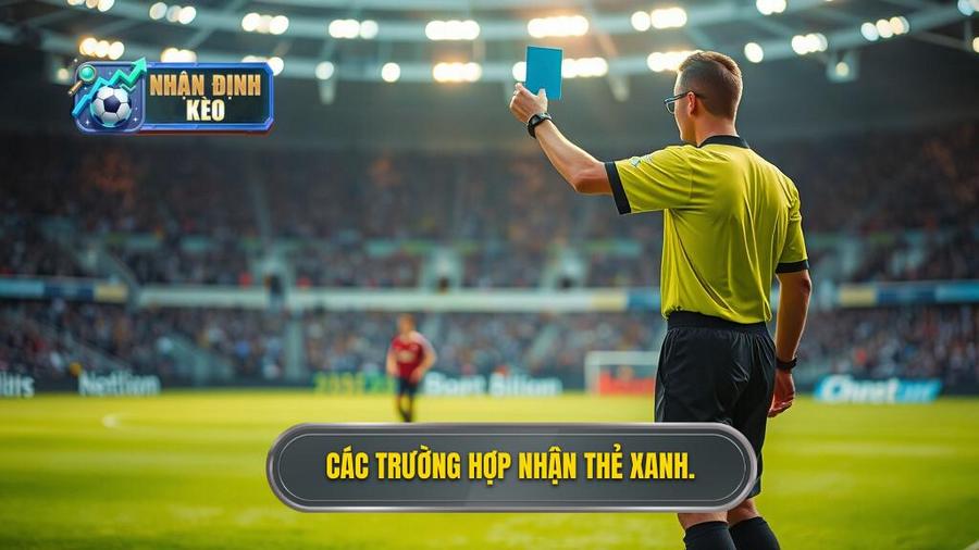 2. Khi nào cầu thủ phải nhận thẻ xanh?