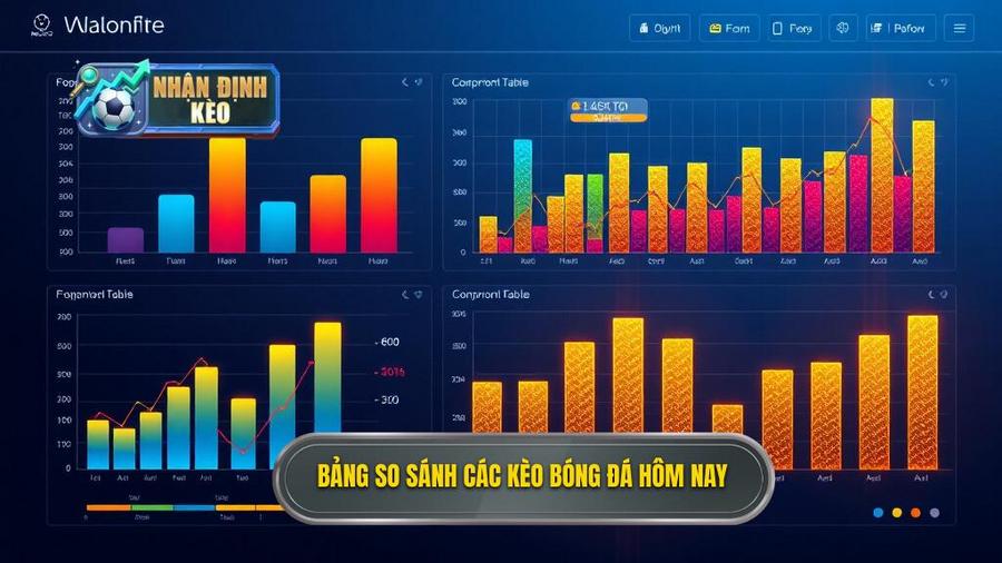3. Bảng so sánh các kèo bóng đá hôm nay