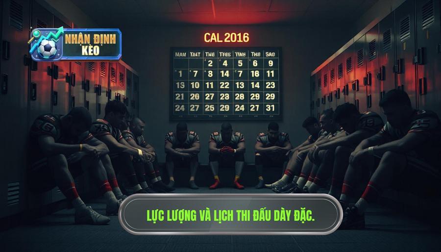 Tình hình lực lượng và lịch thi đấu dày đặc